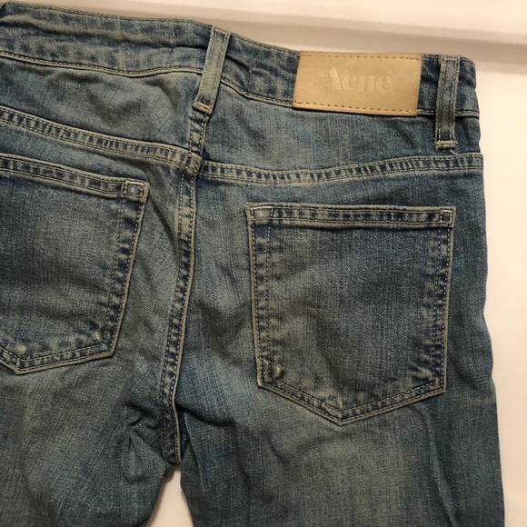Acne light wash mid rise jeans - Picture 4 of 4